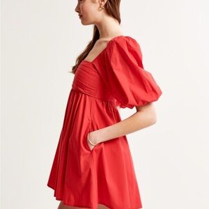 Abercrombie Puff Sleeve Dress